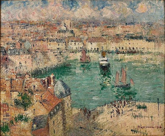 Gustave Loiseau Le Port de Dieppe oil painting image